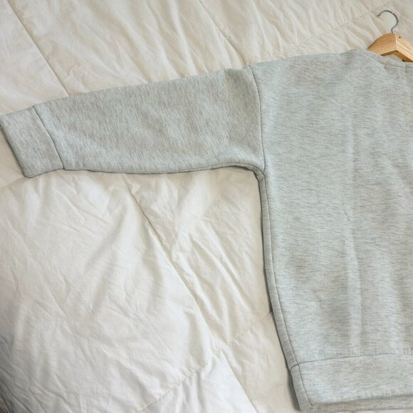 SHEIN Gray Texas Graphic Sweatshirt Women’s Medium USA Flag Pullover Crewneck - Picture 5 of 7